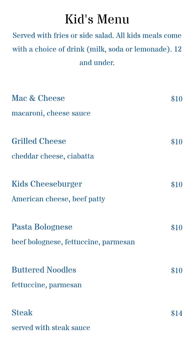 Land & Lake Kitchen Menu - Image 4